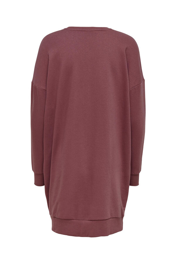 Only Maternity Vestido sudadera maternity rosa