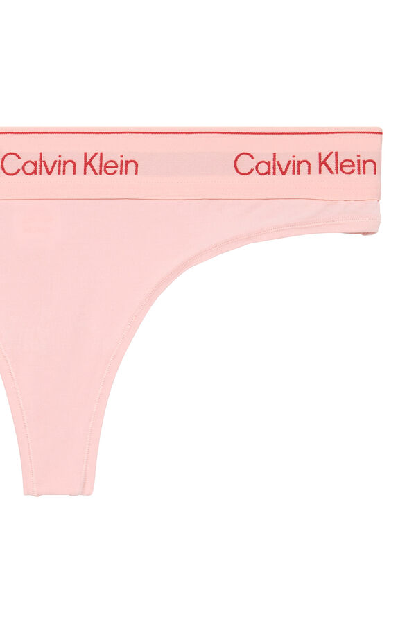 Calvin Klein Tanga individual mujer rosa