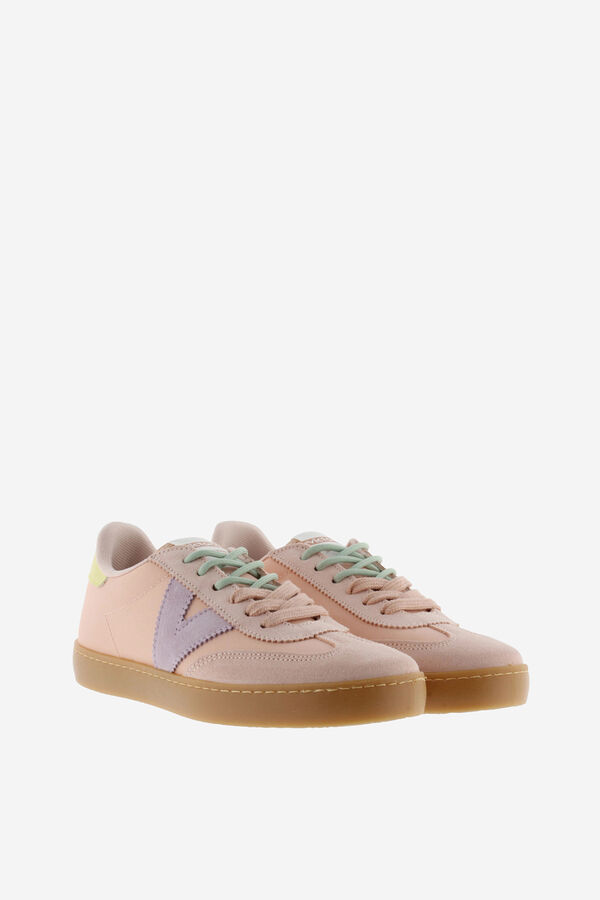 Victoria Zapatillas nylon piezas serraje naranja