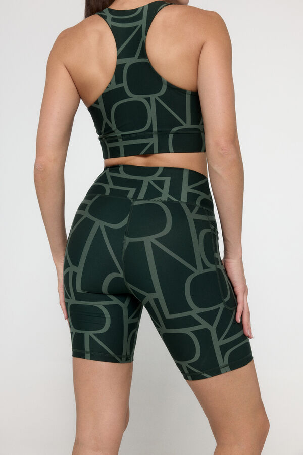 Only Play Pantal&oacute;n corto de ciclista tejido B-Dry turquesa