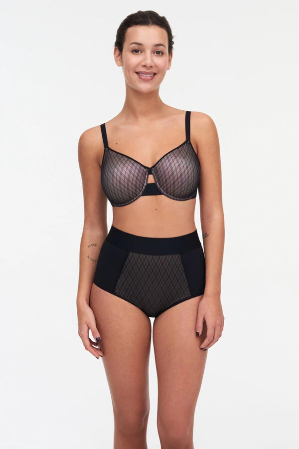 Chantelle Soutien com aros moldados Smooth Lines preto