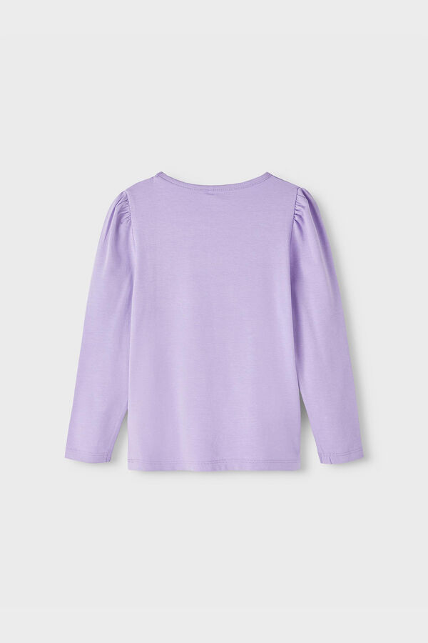 Womensecret Camiseta mini niña morado/lila