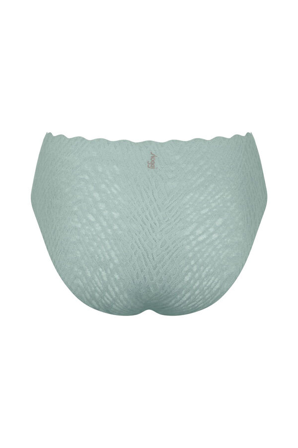 Sloggi Braga midi sin costuras turquesa