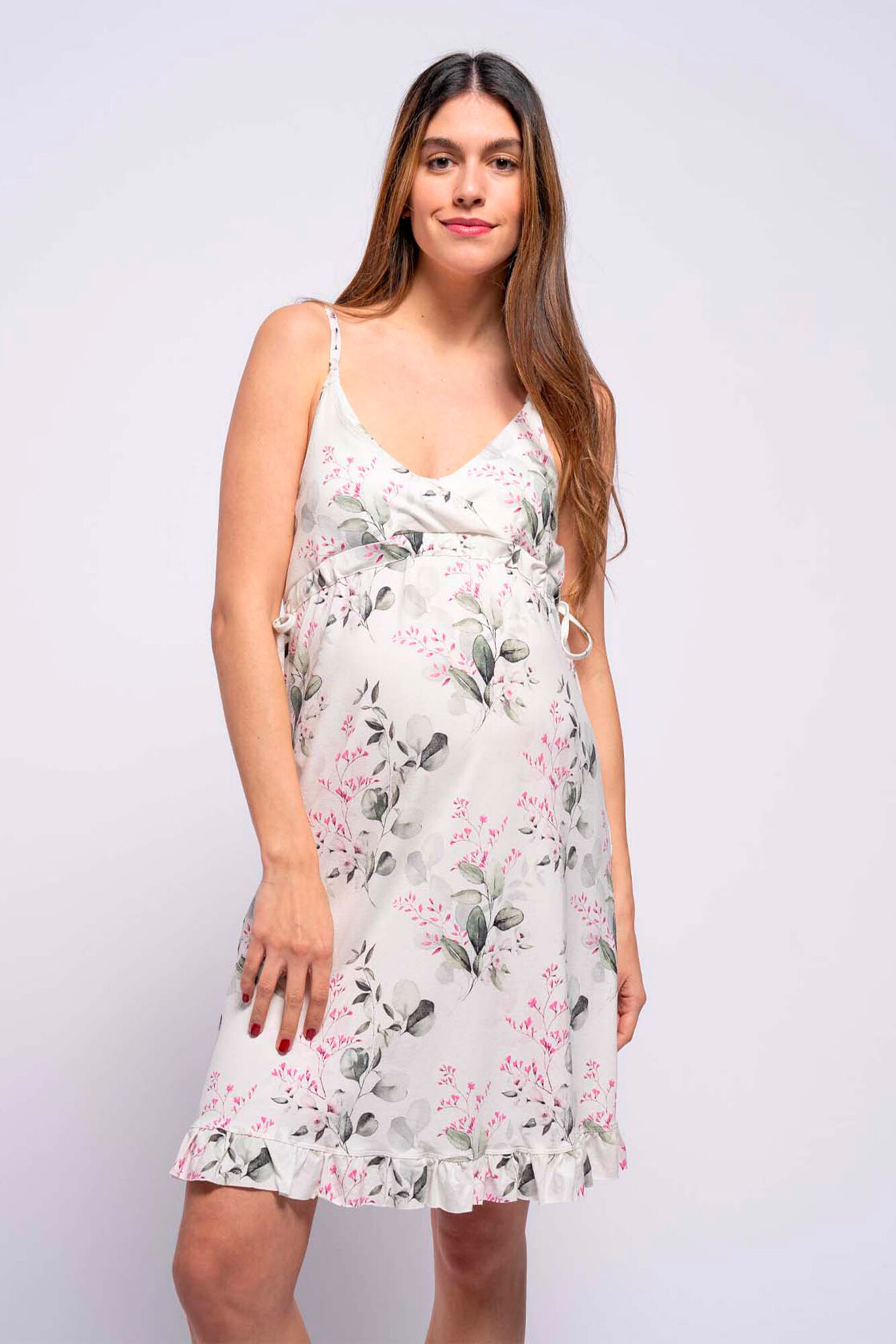 Ohma! Camis&oacute;n lactancia tirantes de flores