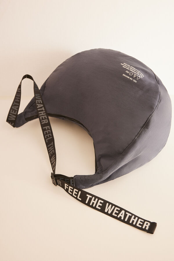 Women'secret Bolso grande saco nylon gris gris