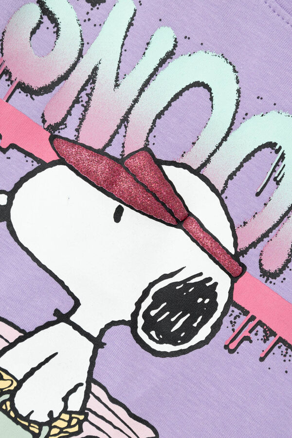 Name it Camisola sem manga de Snoopy rosa