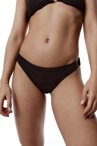 Black Limba Calcinha de biquíni brasileira marrom Nova