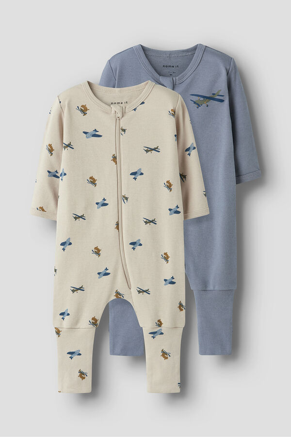 Name it Set de pijamas de bebe beige