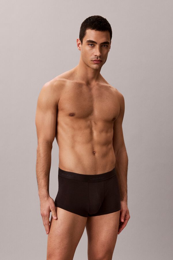 Calvin Klein Pack 3 b&oacute;xers tiro bajo gris