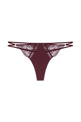 Dorina Braga tanga Lyra Satin rojo