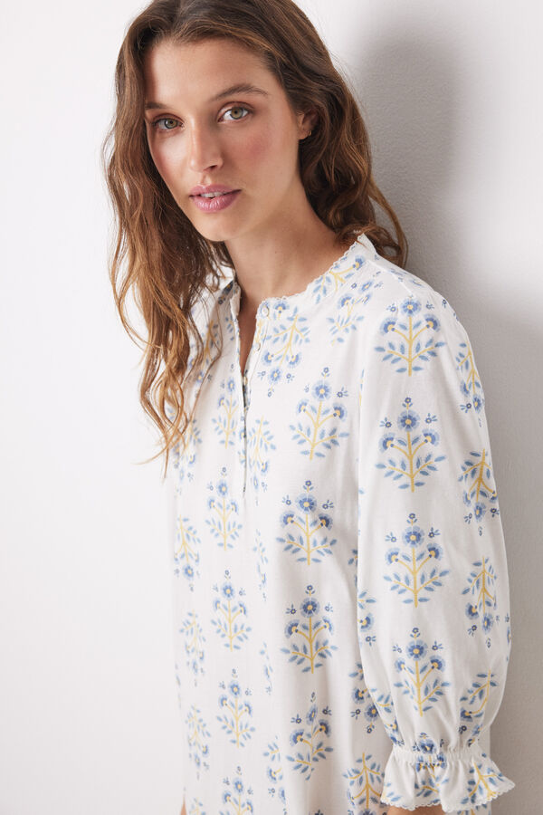 Women'secret Camis&oacute;n corto 100% algod&oacute;n allover flores estampado
