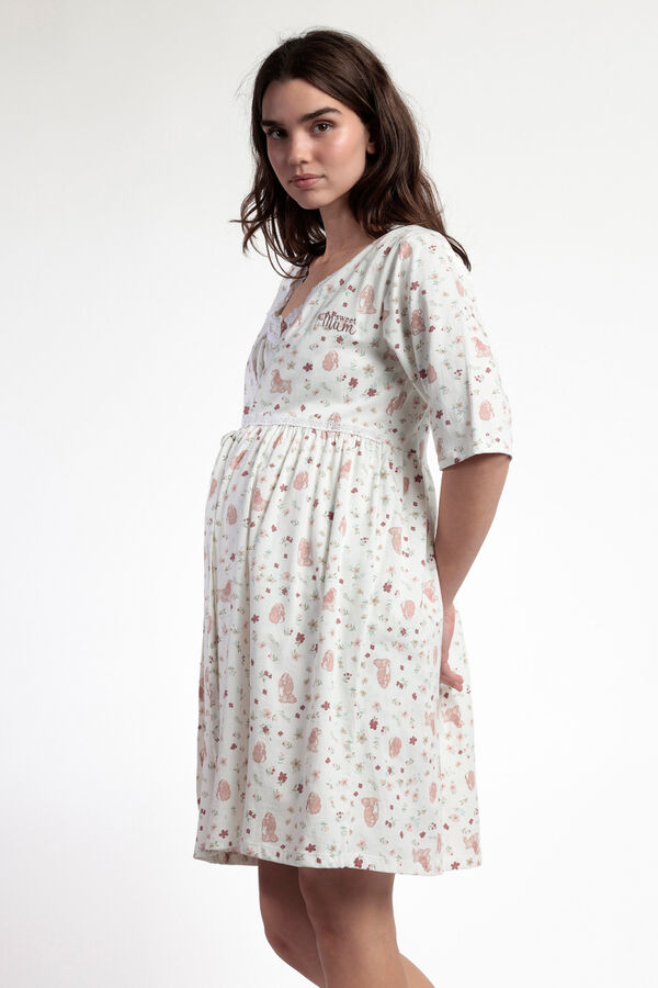 Admas Roupão de maternity Disney Lady Mum cinzento