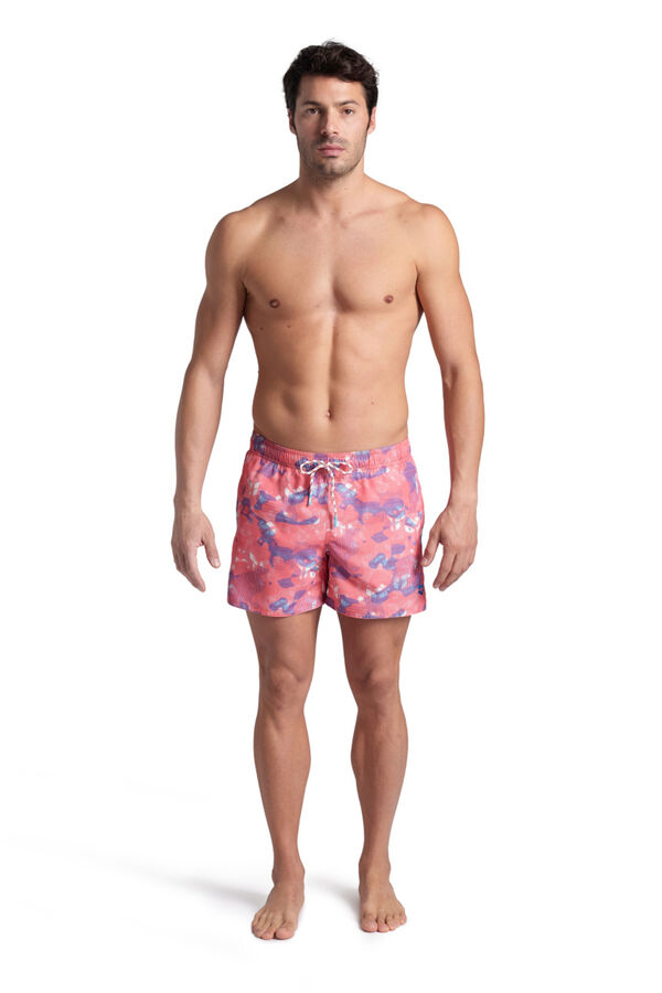 Arena Ba&ntilde;ador short arena para hombre Allover coral