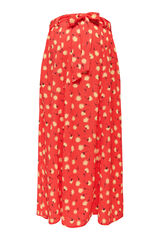Only Maternity Saia midi maternity vermelho