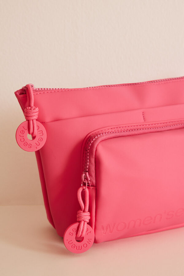 Women'secret Neceser grande rubber rosa fucsia