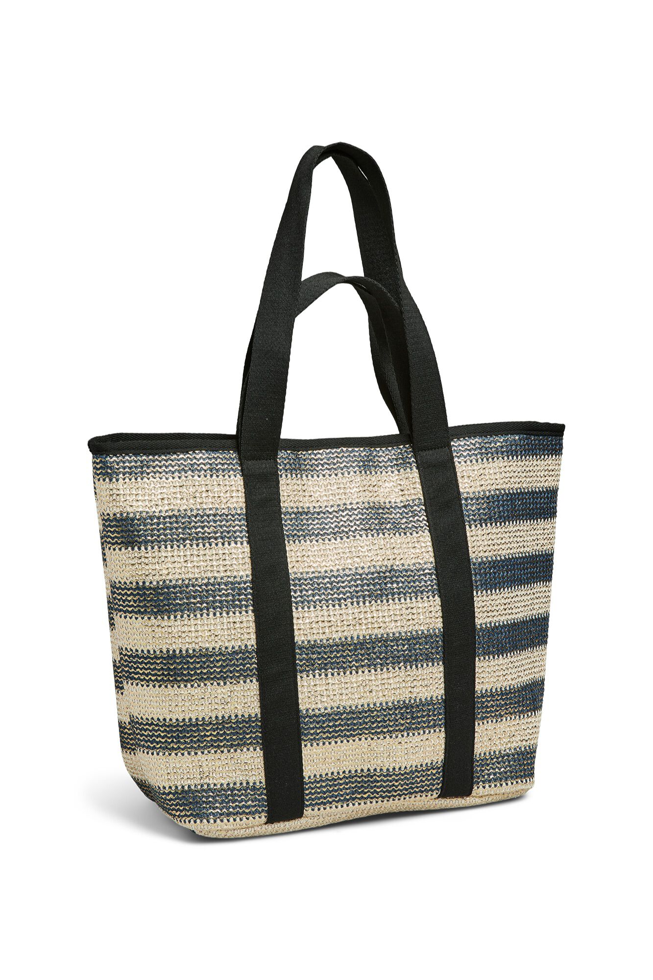 Pieces Mala shopper em palha com al&ccedil;as m&uacute;ltiplas