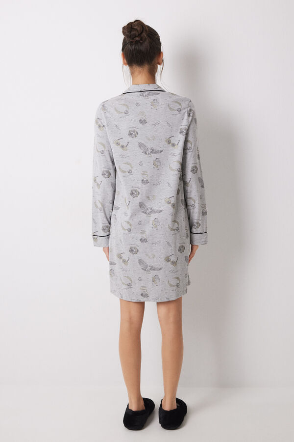 Women'secret Camis&oacute;n algod&oacute;n gris Harry Potter estampado