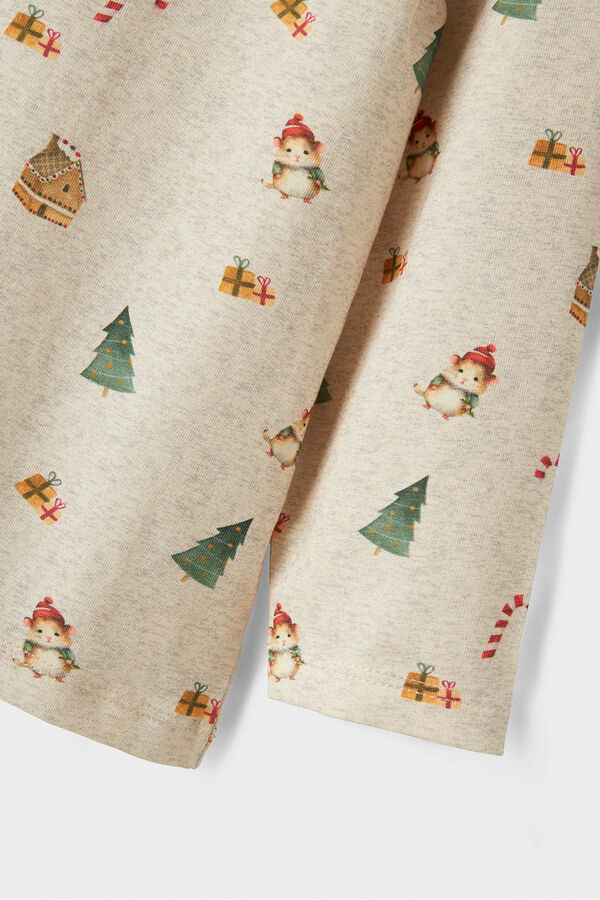 Name it Pijama navide&ntilde;o  beige