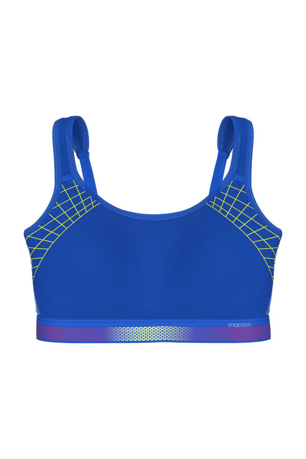 Triumph Soutien desportivo redutor Triaction Cardio Cloud azul