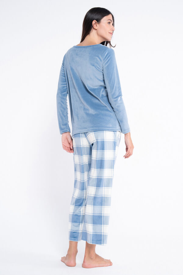 Ohma! Pack pijama tondosado azul