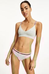 Tommy Jeans Cueca de algod&atilde;o org&acirc;nico cinzento