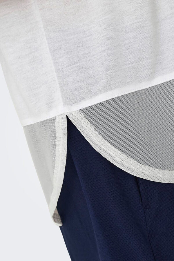 Only Play T-shirt manga curta folgada branco