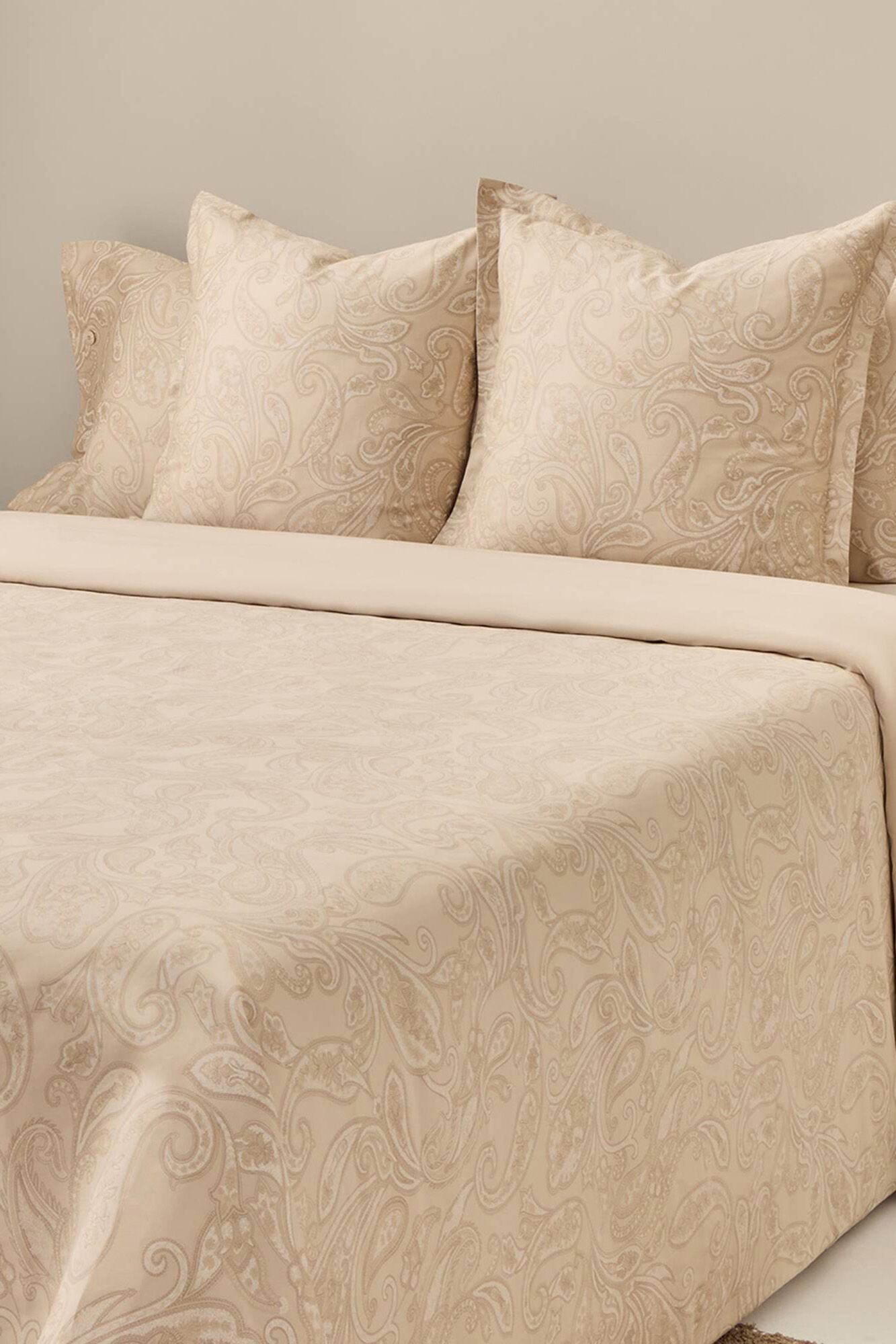 Textura Funda n&oacute;rdica de sat&eacute;n estampada