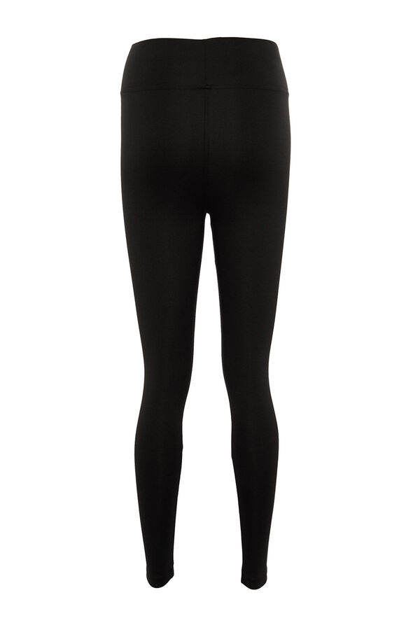 Trendyol Leggings el&aacute;sticos interior forro polar negro negro