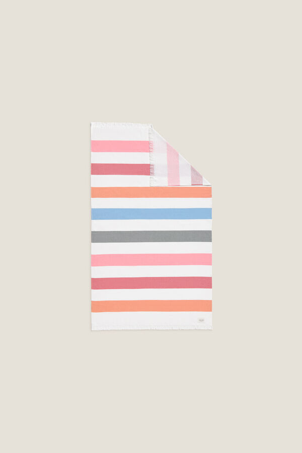 Textura Toalha de praia riscas estampado