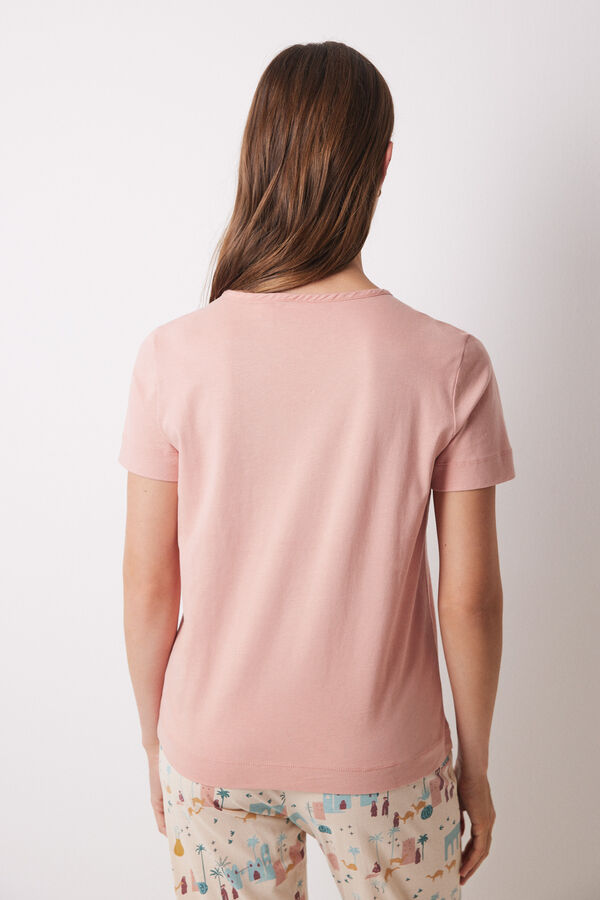 Women'secret T-shirt 100% algod&atilde;o verde vermelho