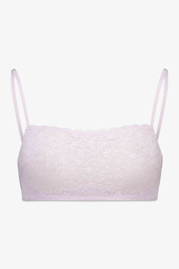 Women'secret Suti&atilde; Soutien de renda lil&aacute;s INTUITIVE rosa