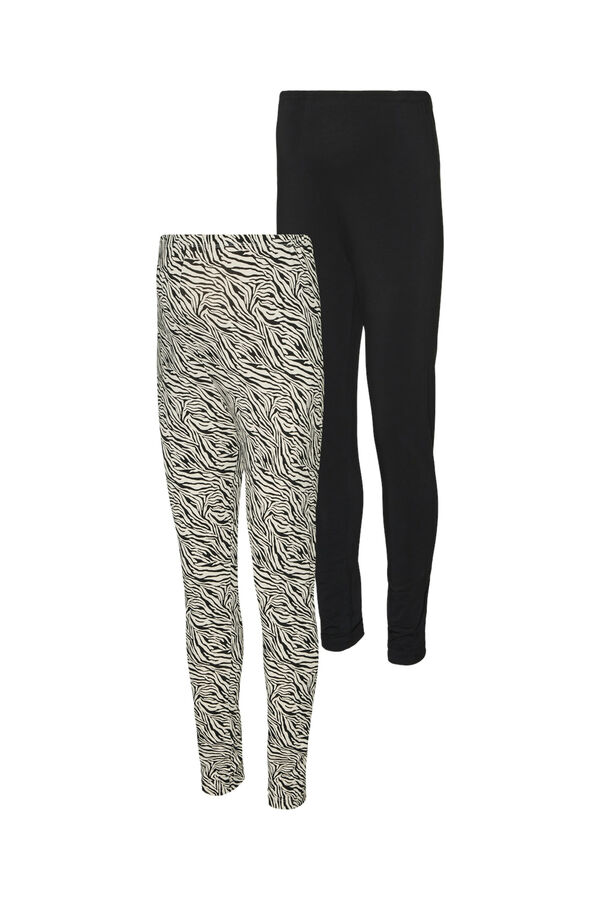 Mamalicious Pack de 2 leggings longas para maternidade preto