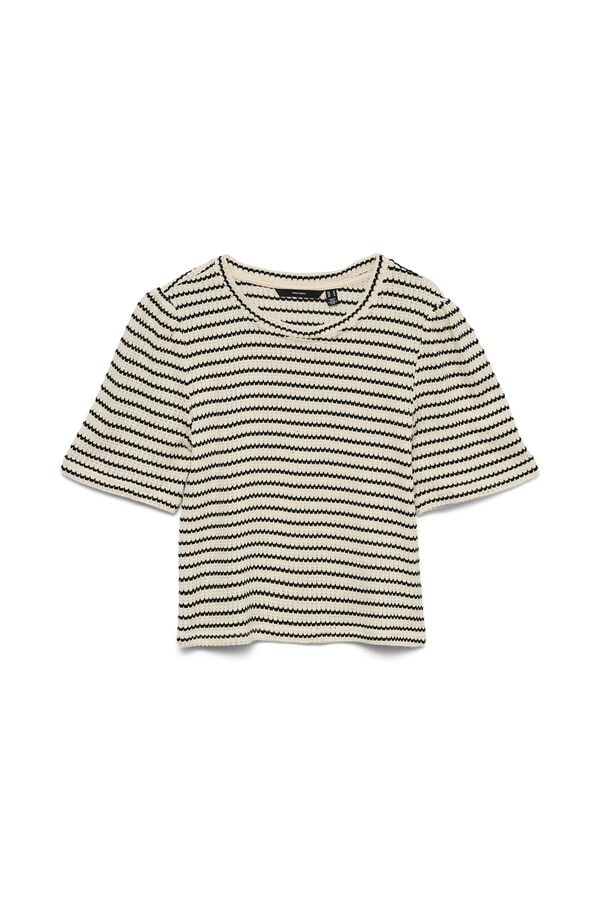 Mamalicious Top de manga curta maternity cru