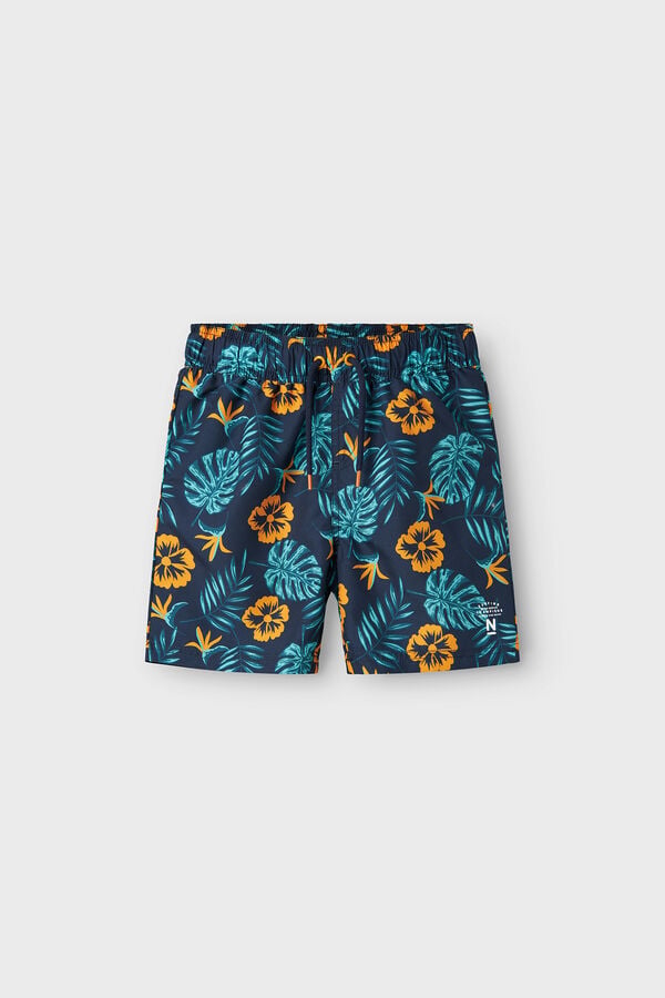 Name it Ba&ntilde;ador ni&ntilde;o estampado turquesa