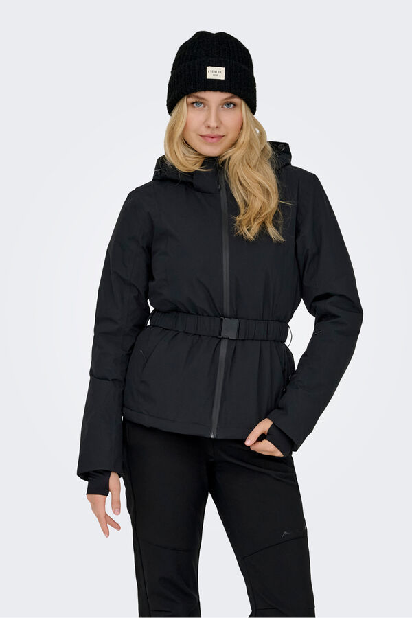 Only Play Casaco de esqui t&eacute;cnico para mulher preto