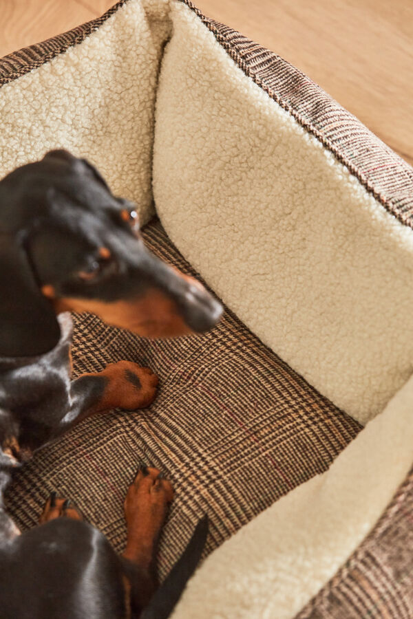 Calma House Cama para mascotas desenfundable Scott marr&oacute;n