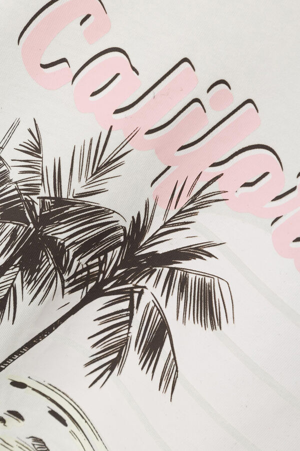 Name it T-shirt menina manga curta branco