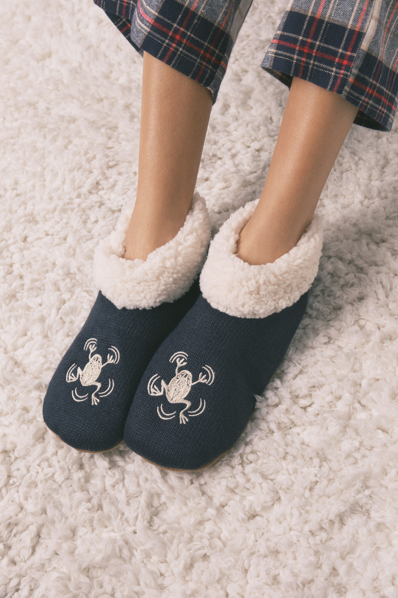 Women'secret Calcetines cortos tricot azul Harry Potter