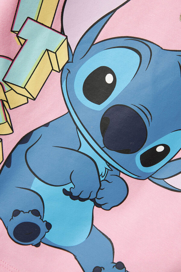 Name it Camiseta da menina Lilo e Stitch rosa