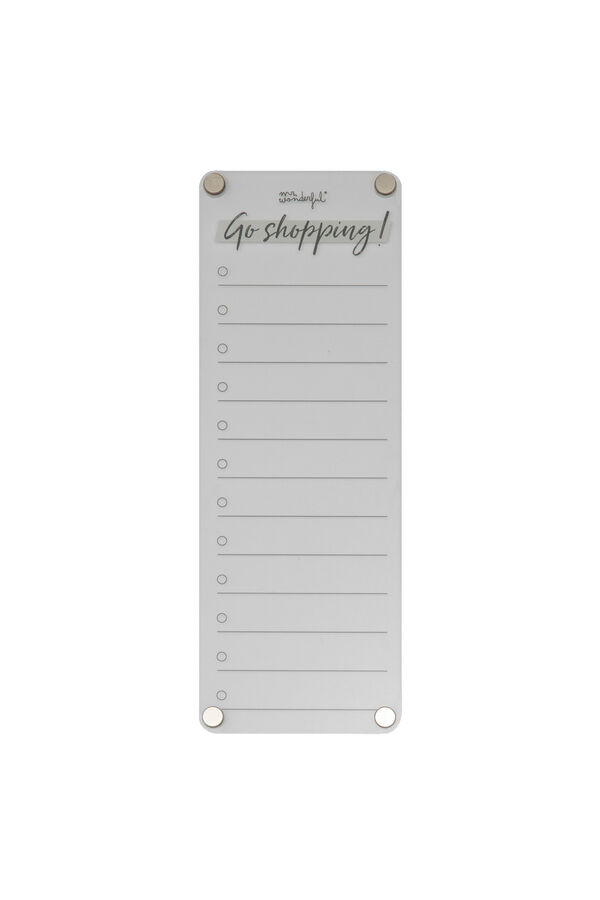 Mr. Wonderful Lista de compras estampado