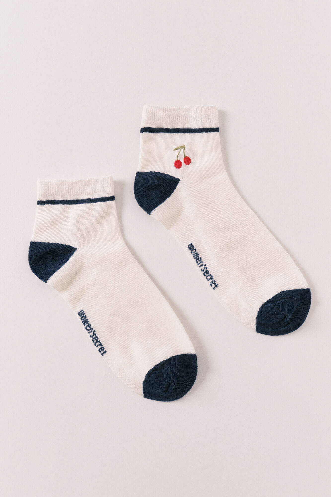 Women'secret Meias curtas bordado cerejas