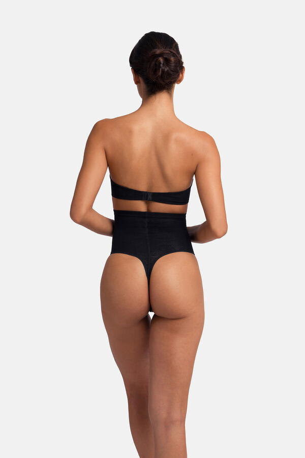 Dorina Suti&atilde; de renda sem aro preto