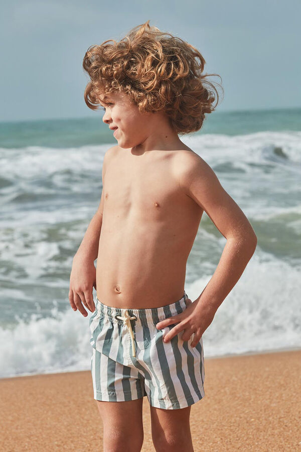 Gocco Ba&ntilde;ador de rayas gris gris