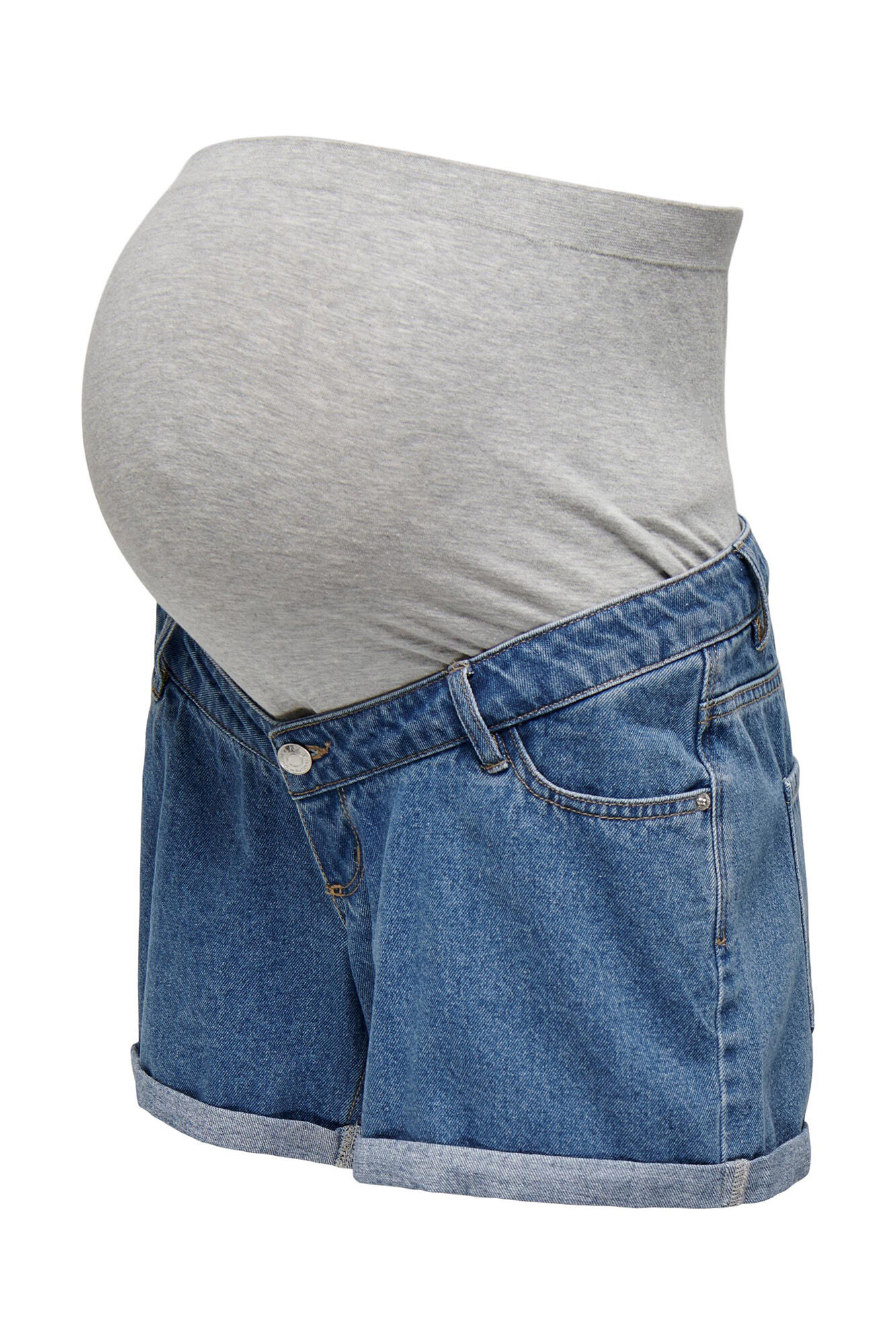 Only Maternity Pantal&oacute;n corto vaquero maternity