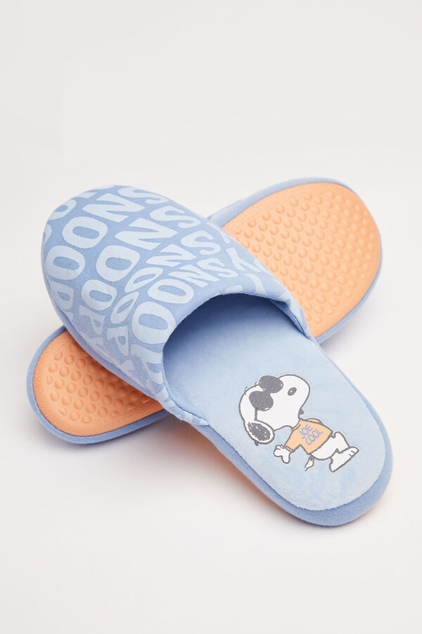 Womensecret Chinelos de quarto Snoopy azul azul