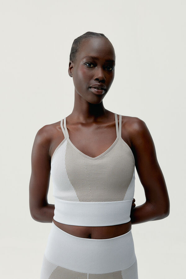 Born Living Yoga Top deportivo Malia estampado