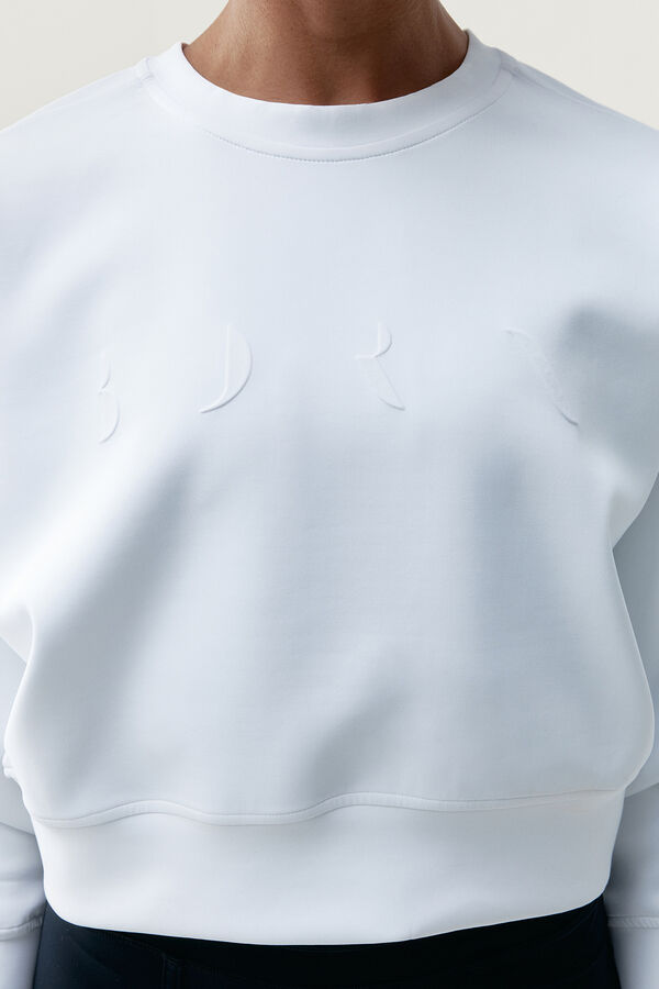 Born Living Yoga Sudadera Flora blanco