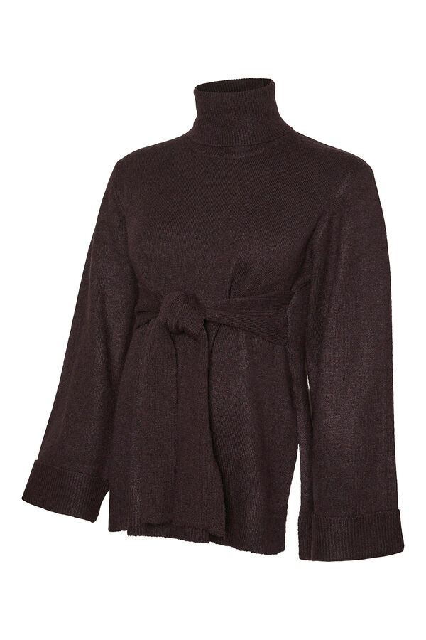 Mamalicious Malha de gola alta para maternity rosa