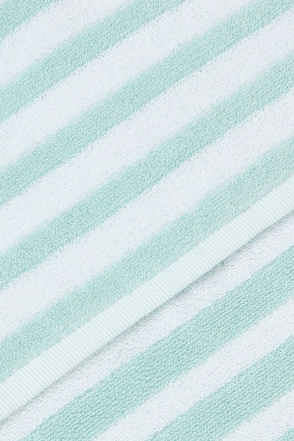 Textura Toalla poncho animales turquesa