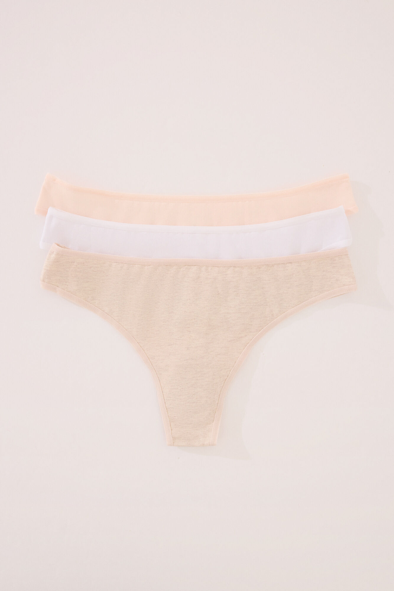 Women'secret Pack 3 tangas algod&oacute;n org&aacute;nico